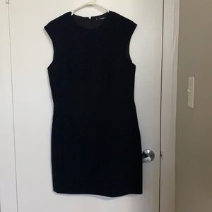 Black formal dress sleeveless mango